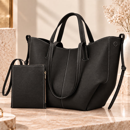 Tbm Bella Luxe Tote – 3Piece Bag Set