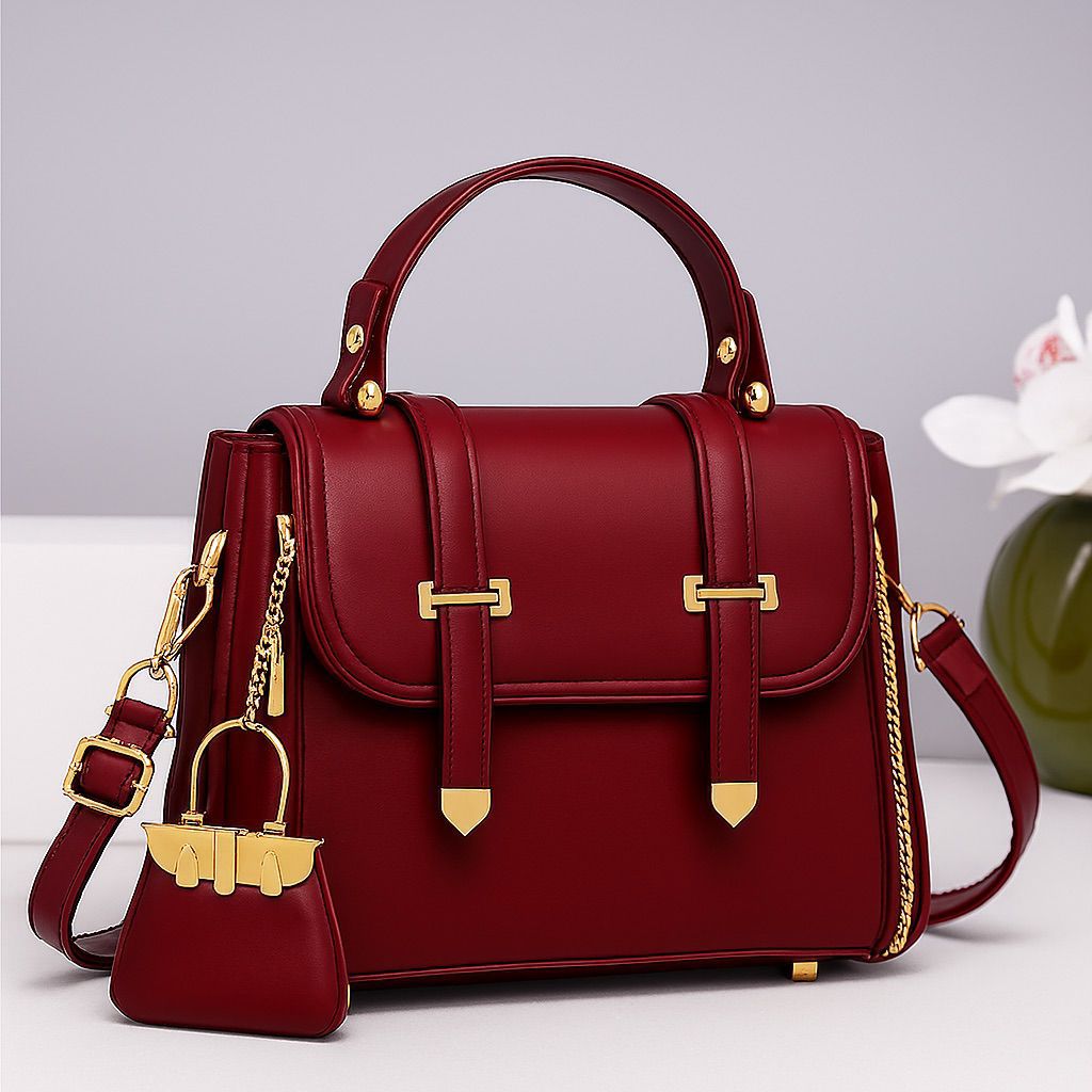 TBM Premium 1 Piece Essential Handbag Set:Crossbody & Pouch