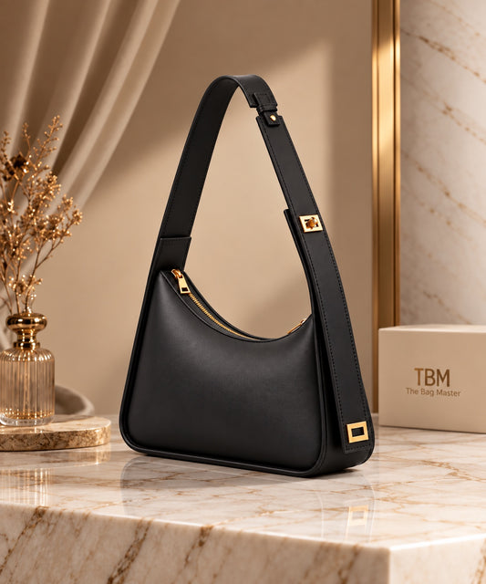 TBM Luna Luxe Hobo Bag for Women – Premium Soft Leather Shoulder Bag
