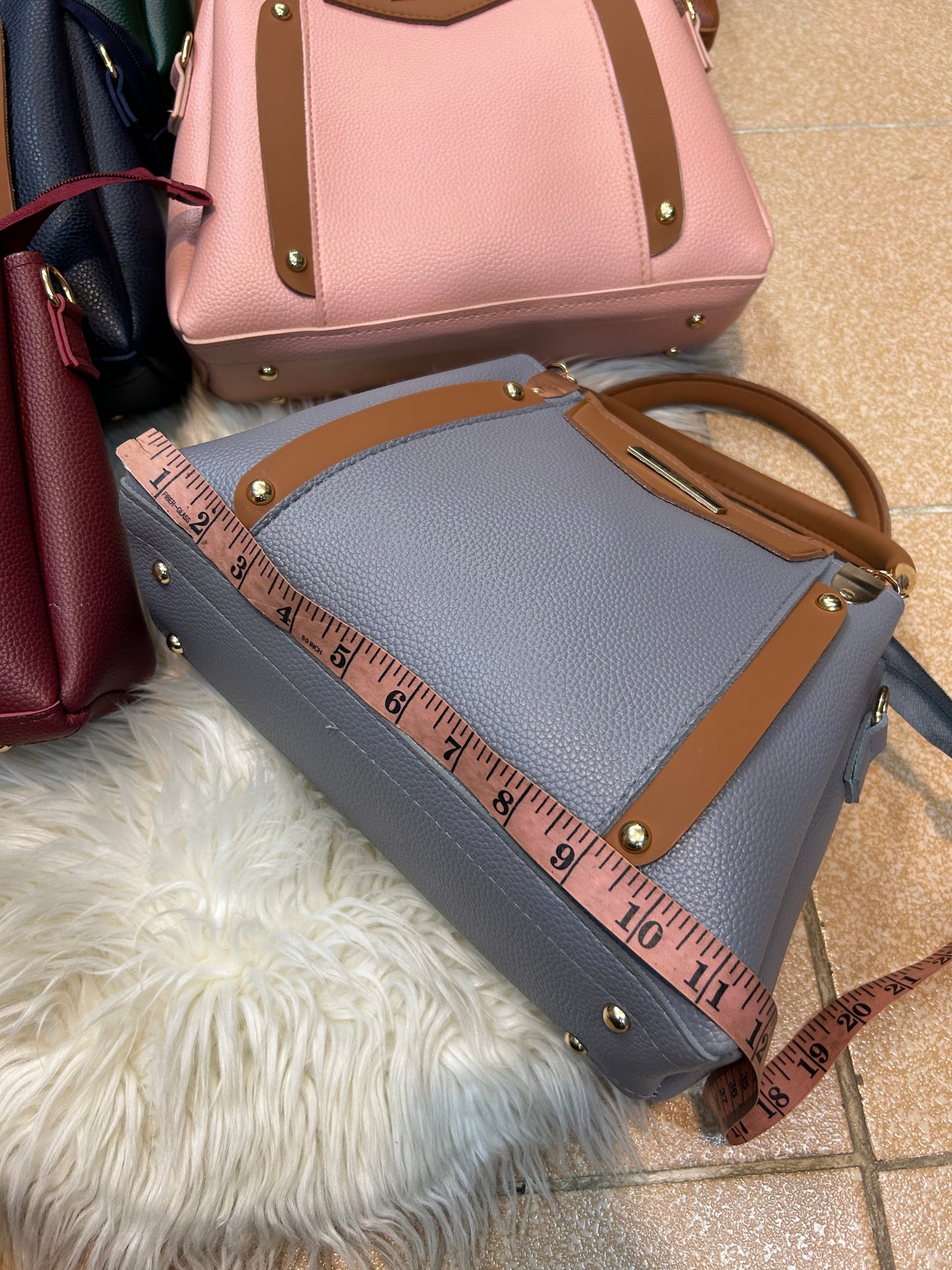 TBM The Bag Master Premium Handbags With Long Belt