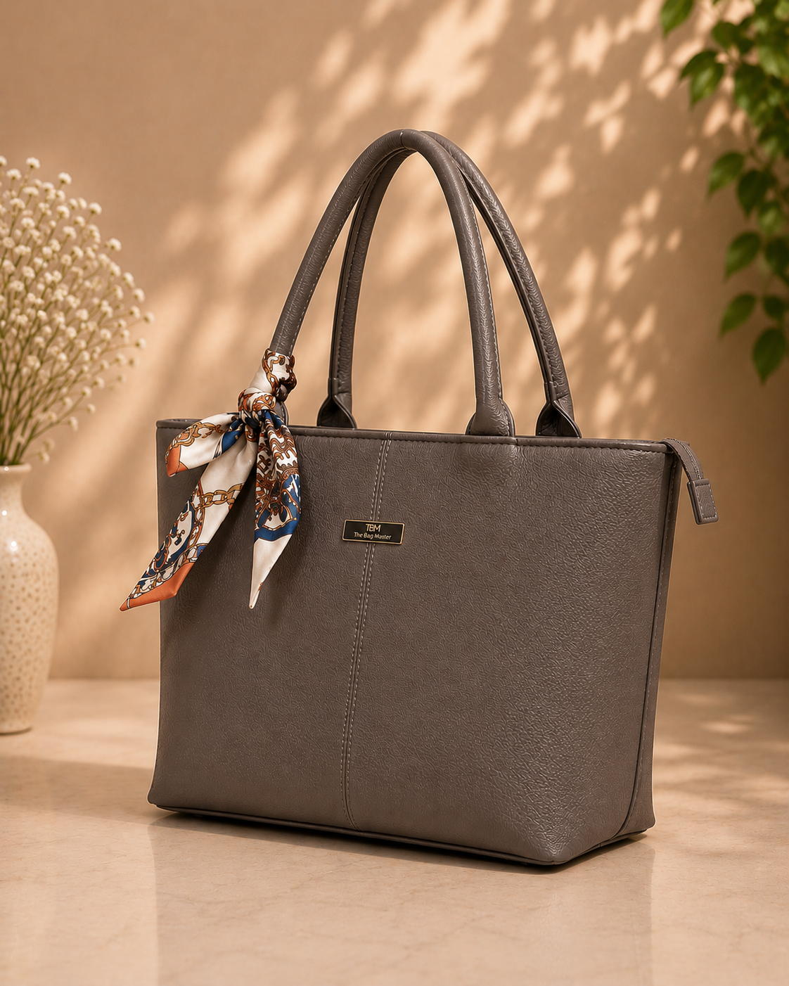 TBM Tote Bag With Ribbon