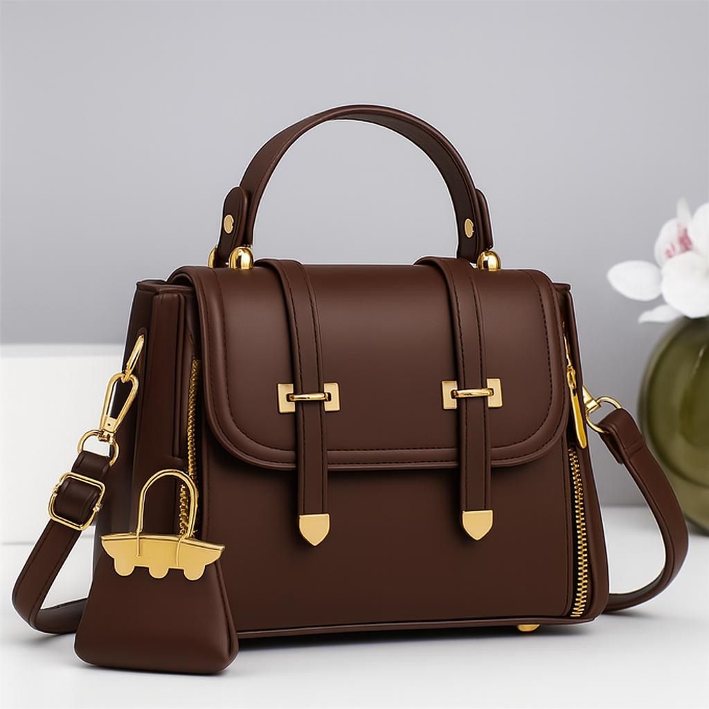 TBM Premium 1 Piece Essential Handbag Set:Crossbody & Pouch