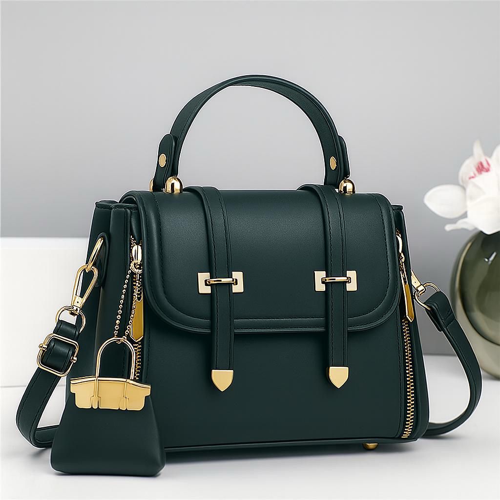 TBM Premium 1 Piece Essential Handbag Set:Crossbody & Pouch