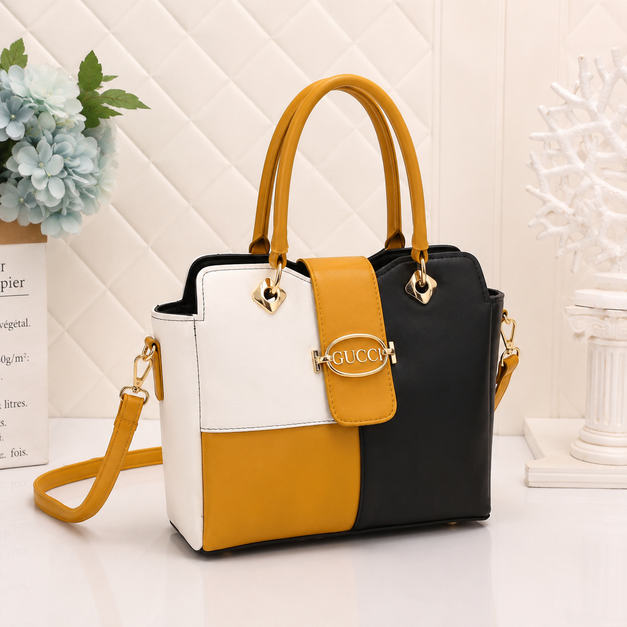 Tbm Guess Multi Handbag With Long Belt