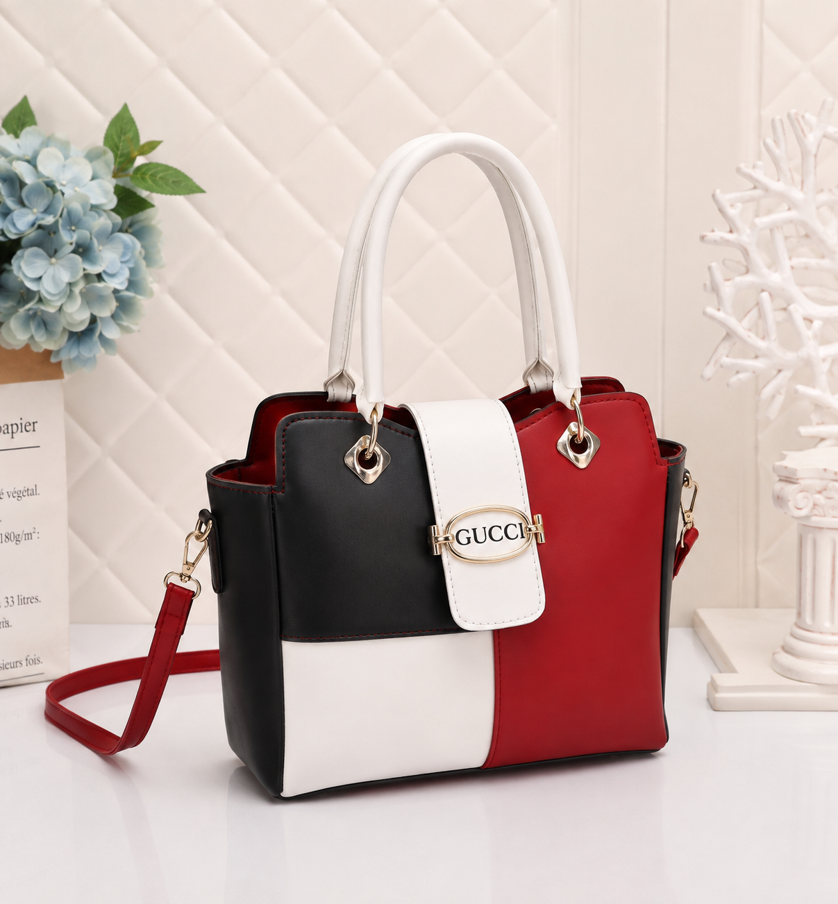 Tbm Guess Multi Handbag With Long Belt