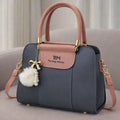 dark gray & light pink