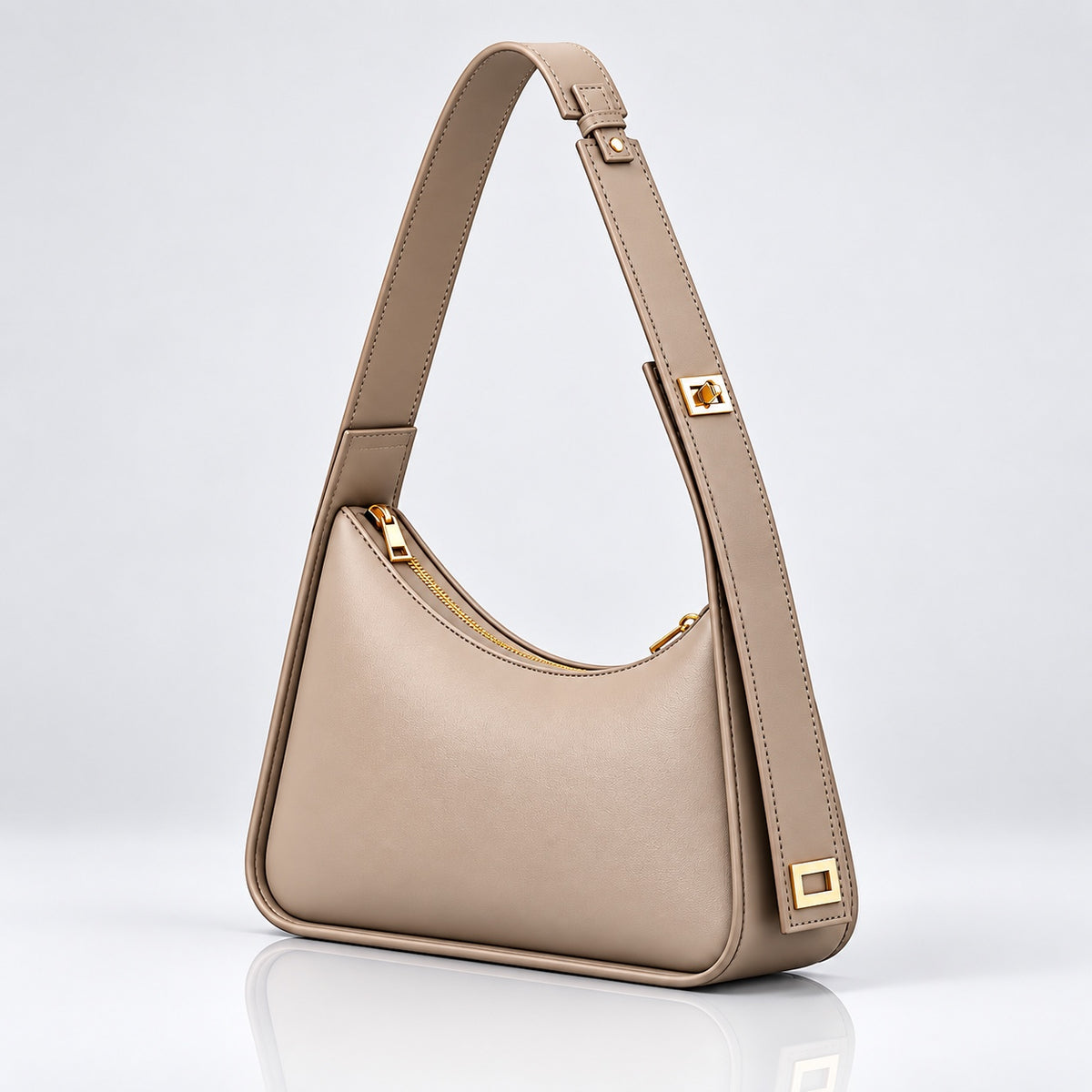 TBM Luna Luxe Hobo Bag for Women – Premium Soft Leather Shoulder Bag