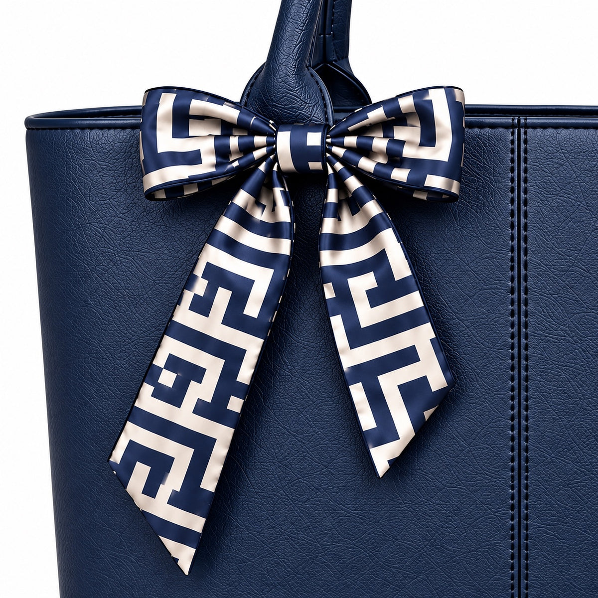 Elegant Everyday Tote Bag with Silk Ribbon – The Bag Master
