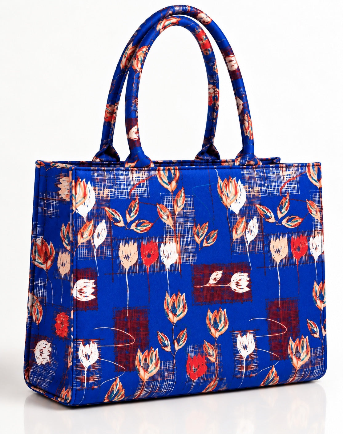Floral Canvas Tote Bag